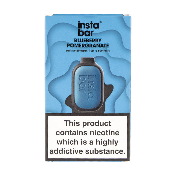 Instabar Air 600 Disposable Vape in Blueberry Pomegranate