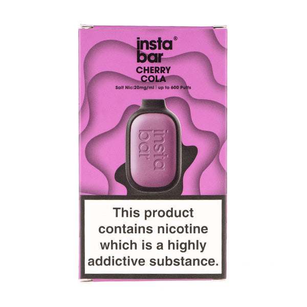 Instabar Air 600 Disposable Vape in Cherry Cola