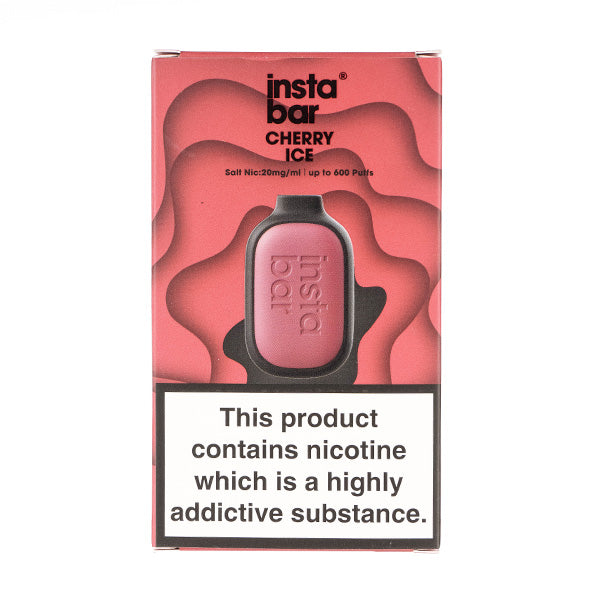 Instabar Air 600 Disposable Vape in Cherry Ice