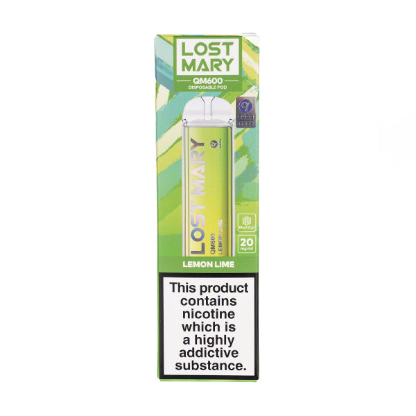 Lost Mary QM600 Disposable Vape in Lemon Lime