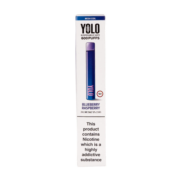 YOLO Bar Disposable in Blueberry Raspberry