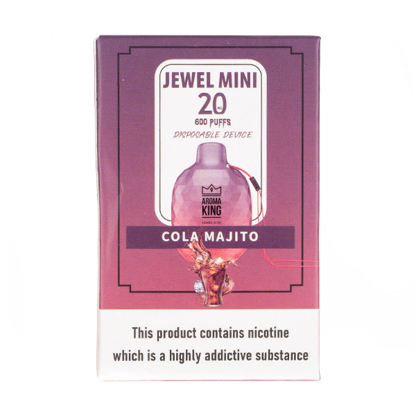 Aroma King Jewel Mini 600 Disposable Vape in Cola Mojito