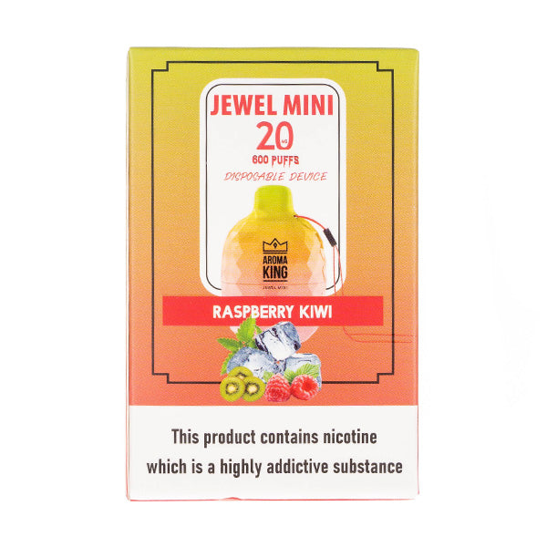 Aroma King Jewel Mini 600 Disposable Vape in Raspberry Kiwi