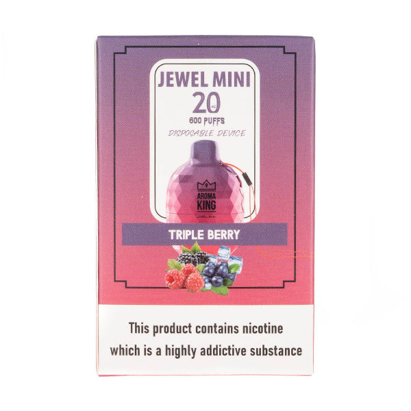Aroma King Jewel Mini 600 Disposable in Triple Berry