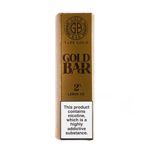 Gold Bar 600 Disposable Vape in Lemon Ice