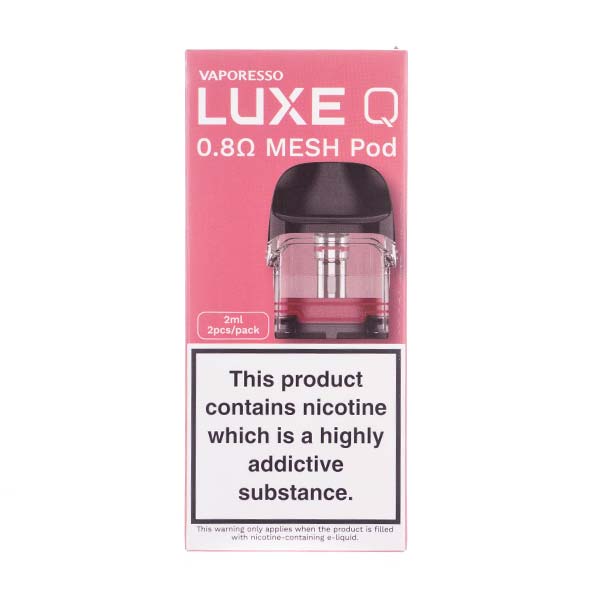 Luxe Q 0.8ohm Replacement Pods by Vaporesso