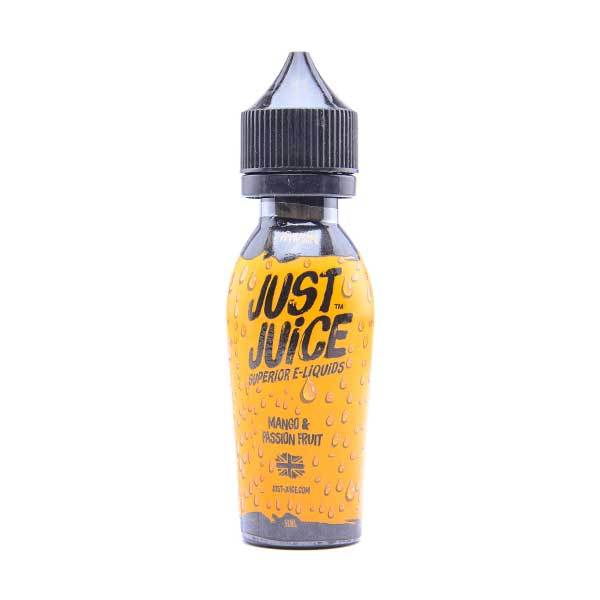 Mango and Passionfruit Shortfill E-Liquid by Just Juice
