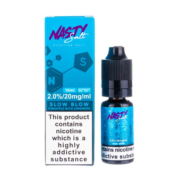 Slow Blow 10ml (10mg y 20mg sales de nicotina) - Nasty Juice Salt