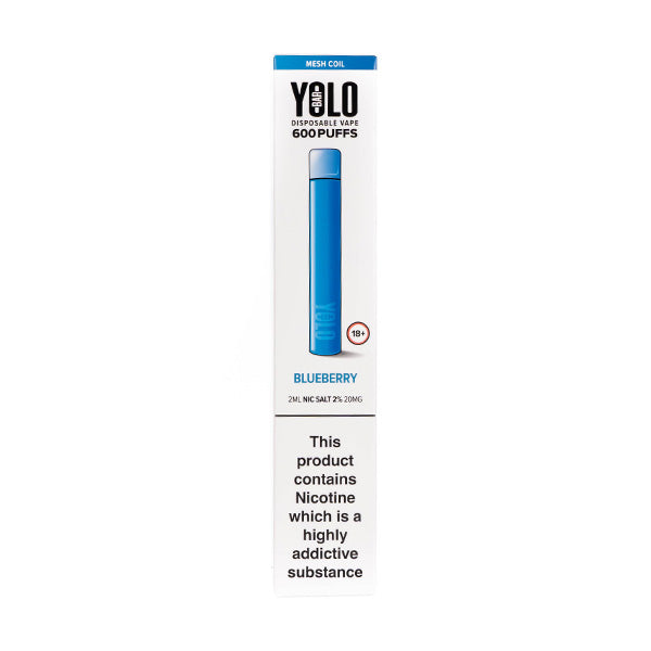 YOLO Bar M600 Mesh Disposable Vape in Blueberry