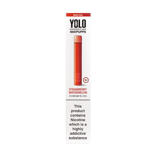 YOLO Bar M600 Mesh Disposable Vape in Strawberry Watermelon