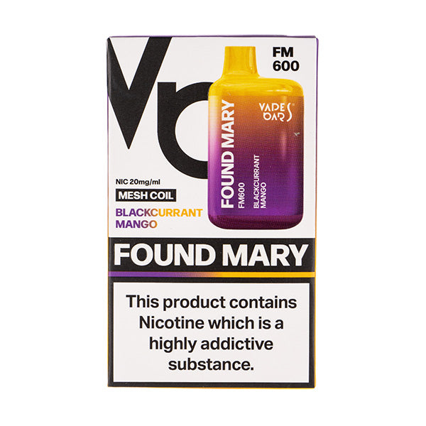 Blackcurrant Mango Disposable Vape by Found Mary