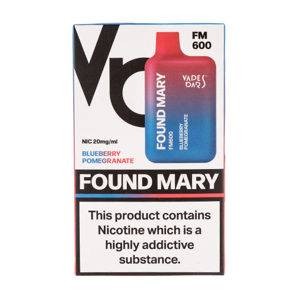 Blueberry Pomegranate Disposable Vape by Found Mary