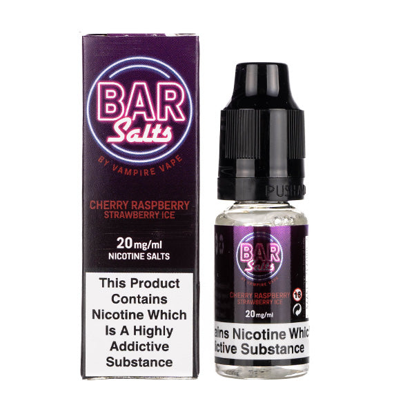 Cherry Raspberry Strawberry Nic Salt E-Liquid by Vampire Vape Bar Salts
