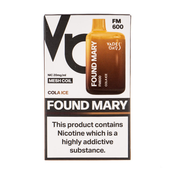 Cola Ice Disposable Vape by Found Mary