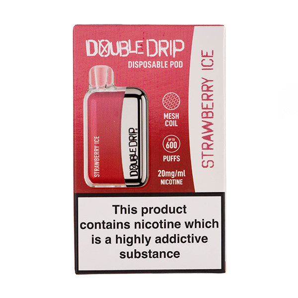 Double Drip Disposable Vape in Strawberry Ice