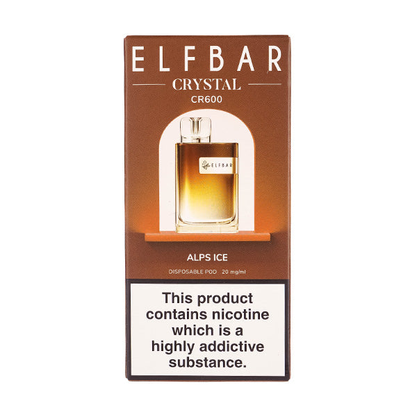 Elf Bar Crystal CR600 Disposable Vape in Alps Ice