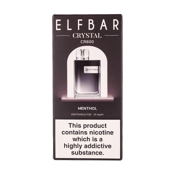 Elf Bar Crystal CR600 Disposable Vape in Menthol