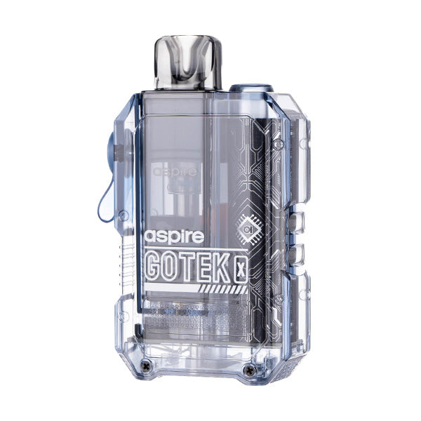 GoTek X Pod Kit by Aspire in Translucent Royal Blue