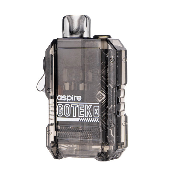 GoteK X Pod Kit by Aspire in Translucent Black