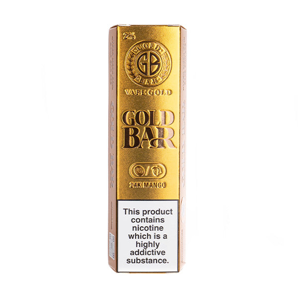 Gold Bar 600 Disposable Vape in 24K Mango
