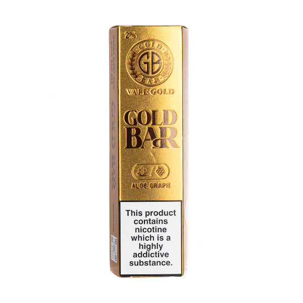 Gold Bar 600 Disposable Vape in Aloe Grape