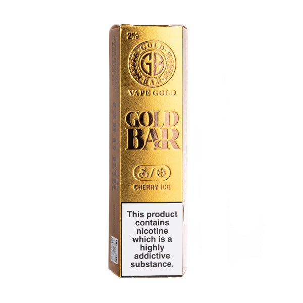 Gold Bar 600 Disposable Vape in Cherry Ice