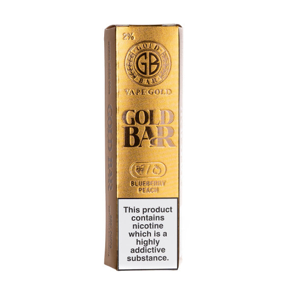 Gold Bar 600 Disposable Vape in Blueberry Peach