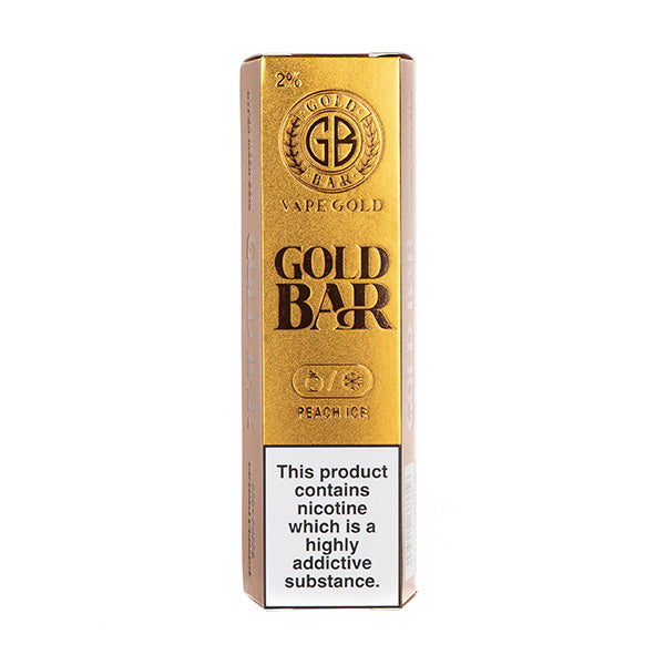 Gold Bar 600 Disposable Vape in Peach Ice