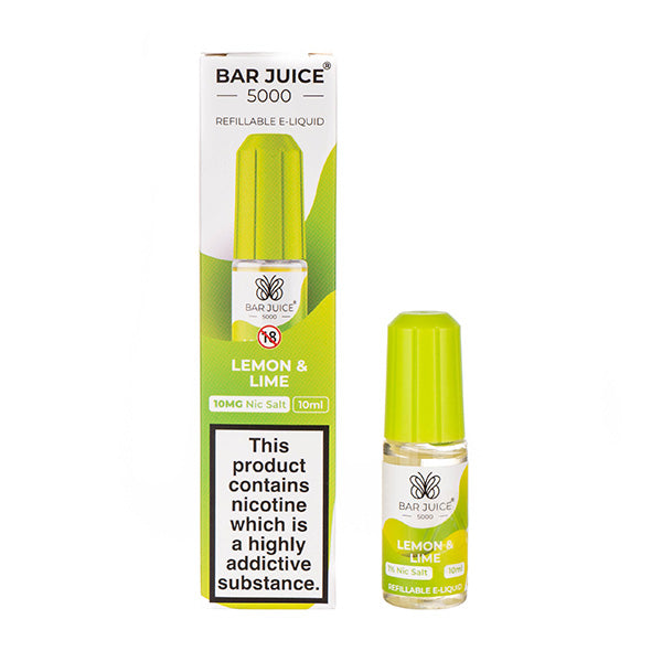 Lemon & Lime Nicotine Salt by Bar Juice 5000