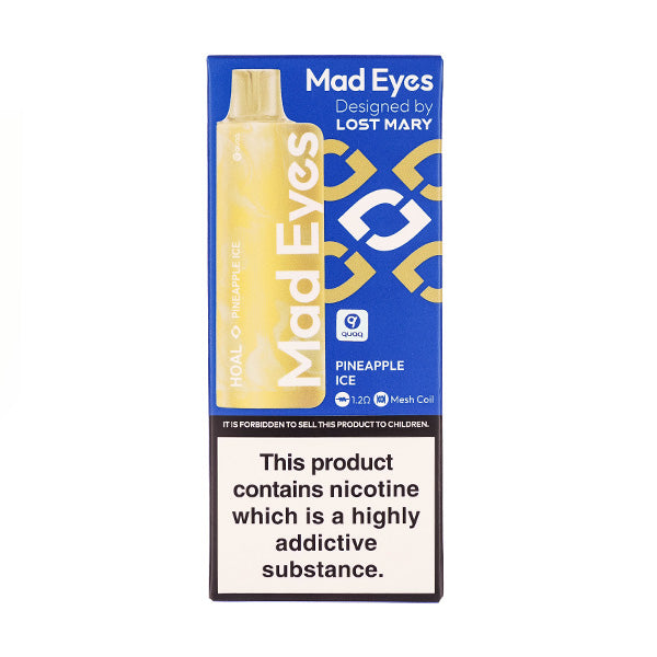 Mad Eyes HOAL Disposable Vape in Pineapple Ice