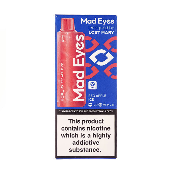 Mad Eyes HOAL Disposable Vape in Red Apple Ice