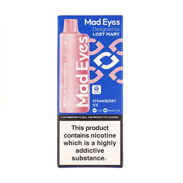 Mad Eyes HOAL Disposable Vape in Strawberry Ice