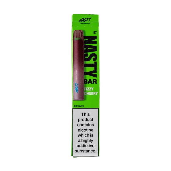 Nasty Bar DX2 Disposable Vape in Fizzy Cherry