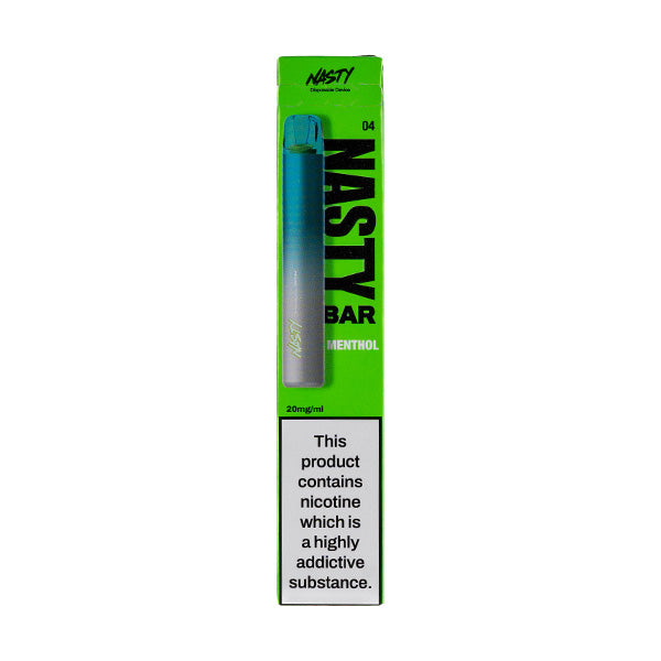 Nasty Bar DX2 Disposable Vape in Menthol