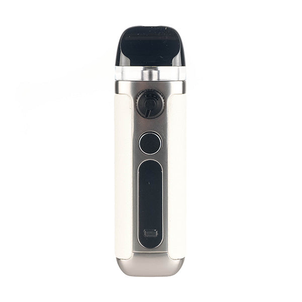Novo 5 Pod Kit by SMOK in Beige White Leather front facing