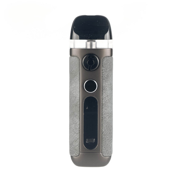 Novo 5 Pod Kit by SMOK in Grey Leather front facing