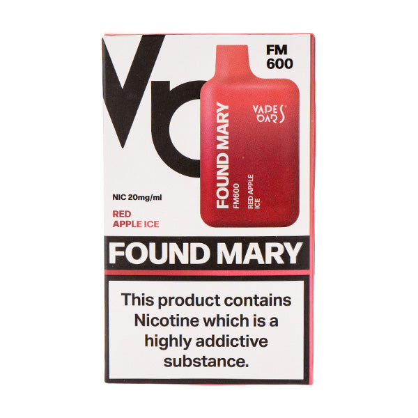 Red Apple Ice Disposable Vape by Found Mary