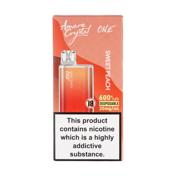 SKE Amare Crystal One Disposable Vape in Sweet Peach
