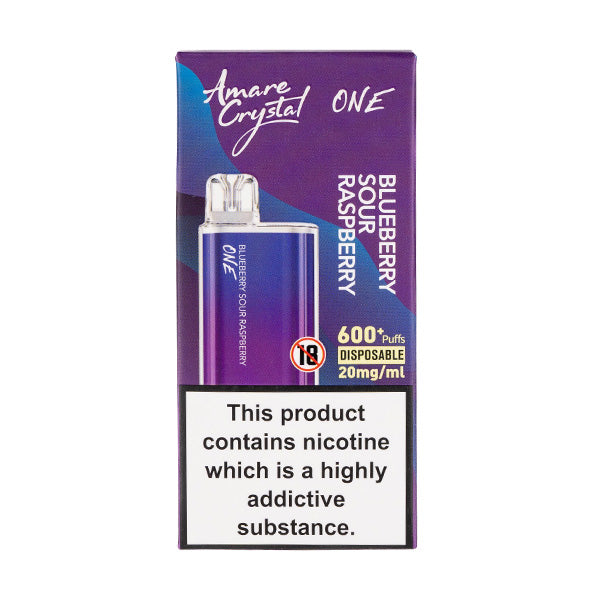 SKE Amare Crystal One Disposable Vape in Blueberry Sour Raspberry