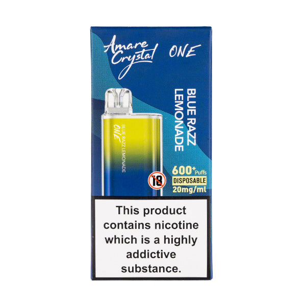 SKE Amare Crystal One Disposable Vape in Blue Razz Lemonade