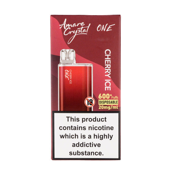 SKE Amare Crystal One Disposable Vape in Cherry Ice