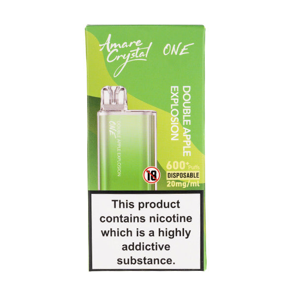 SKE Amare Crystal One Disposable Vape in Double Apple Explosion