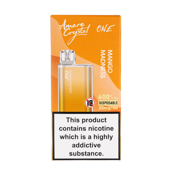 SKE Amare Crystal One Disposable Vape in Mango Madness