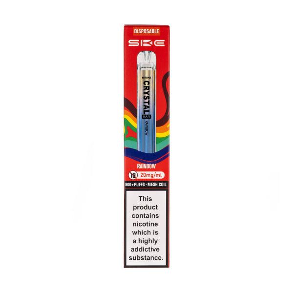 SKE Crystal Bar Disposable Vape in Rainbow