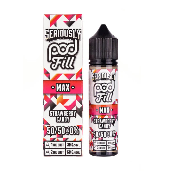 Strawberry Candy 50ml (50/50) Shortfill by Seriously Pod Fill Max