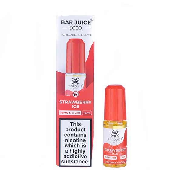 Strawberry Ice Nic Salt by Bar Juice 5000