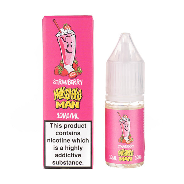 Strawberry Nic Salt E-Liquid by Milkshake Man