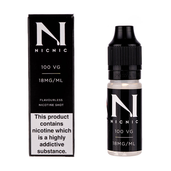 100VG 18mg Nicotine Shot by Nic Nic