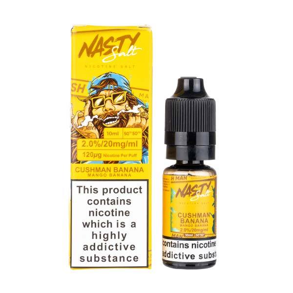 Banana Cush Man Nic Salt E-Liquid by Nasty Juice