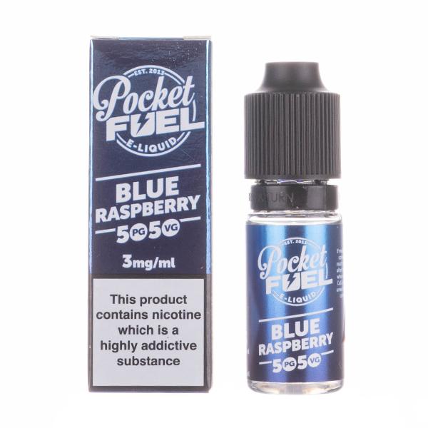 Blue Raspberry 50/50 E-Liquid by Pocket Fuel
